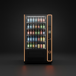 Getränkeautomat in einem Krankenhaus in Grimmen